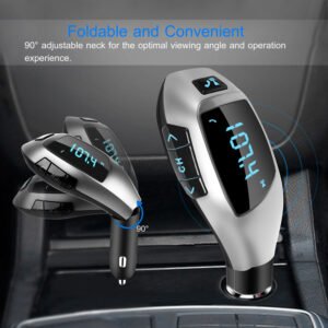 Car FM Wireless Transmitter USB Charge Hands-free Call MP3 Player Supports U Disk TF Card Reading - Image 6