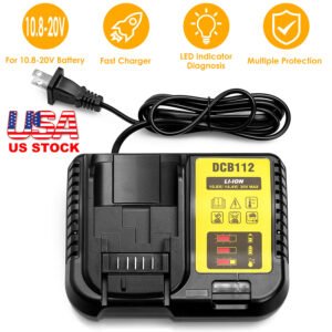 Rapid Charger Replacement Fit for Dewalt 10.8-20V Battery DCB107 DCB101 DCB200 DCB205 - Image 4