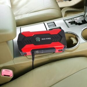 Car Jump Starter Booster 800A Peak 28000mAh 12V Battery Charger (Up to 6.0L Gas or 3.0L Diesel Engine) w/ LCD Screen 4 Modes LED Flashlight - Image 11