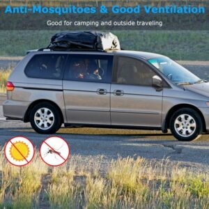 2Pcs Car Front Window Shades Stretchy Car Side Window Screen?Mesh Window Cover?for Car Heat Shading UV Privacy Protection - Image 10