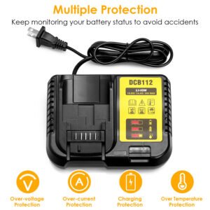Rapid Charger Replacement Fit for Dewalt 10.8-20V Battery DCB107 DCB101 DCB200 DCB205 - Image 10