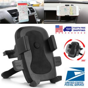 Car Phone Mount Universal 360? Rotation Phone Holder Air Vent Car Phone Mount Stand for iPhone XS/XS Max/XS/X Galaxy S10/S9+/S8 Google Huawei - Image 2