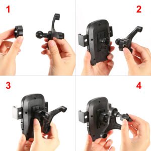Car Phone Mount Universal 360? Rotation Phone Holder Air Vent Car Phone Mount Stand for iPhone XS/XS Max/XS/X Galaxy S10/S9+/S8 Google Huawei - Image 8