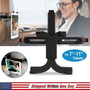 Car Headrest Tablet Mount 360? Rotation Car Tablet Holder Universal for 7-11 Inch iPad iPad Air iPad Pro Galaxy Tab Kindle Fire - Image 13