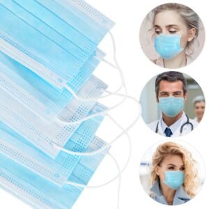 50Pcs 3-Layers Disposable Face Masks Elastic Earloop 95% Melt-Blown Filter Sanitary Face Mask - Image 10