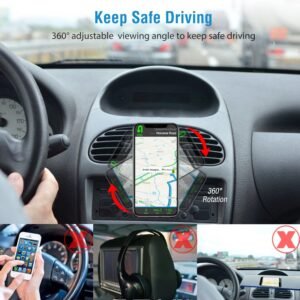 Car Phone Holder CD Slot Phone Mount Stand 360? Rotatable Magnetic Smartphone GPS Hands-free Driving Holder For iPhone XS/XS Max/Samsung Galaxy S11/S1 - Image 11