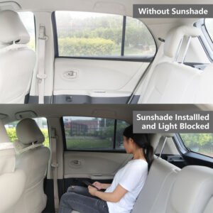 2PCS Universal Car Rear Window Mesh Sunshade - Image 6