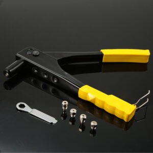 Hand Riveter Pop Rivet Gun 9.5inches Heavy Duty 4 Different Nozzles 1 Wrench Included Riveting Tool - Image 9
