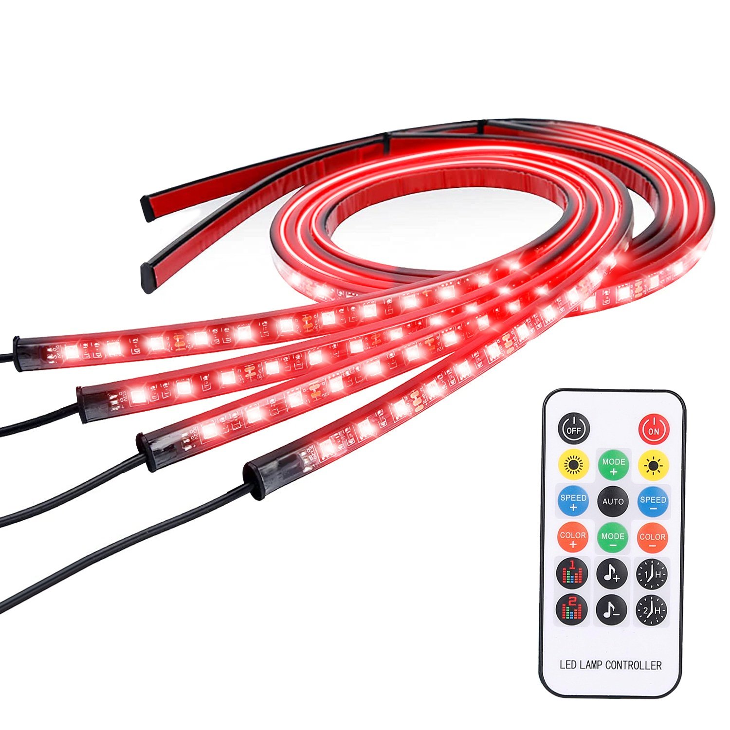 Waterproof RGB Underglow LED Strip Remote App Control Car Underbody Light Music Control Exterior Underbody Lights DC 12V - Image 14