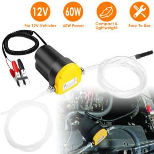 12V Oil Change Pump 60W Oil Diesel Fluid Extractor Electric Suction Transfer Extractor Oil Quick Changer for Boat, Tubes, Truck, RV, ATV - Image 3