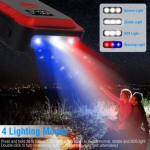 Car Jump Starter Booster 2500A Peak 25800mAh Battery Charger Power Bank with 4 Modes LED Flashlight for Up to 6.0L Gas or 3.0L Diesel Engine Car - Image 9