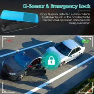 1080P Car DVR 4.3in Camera Dash Cam Camcorder Camera Recorder with 140? Angle Loop Recording Motion Detection Picture-in-Picture Display G-sensor - Image 13