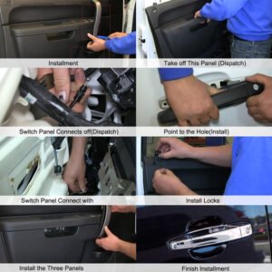 iMounTEK 4pcs Chrome Outer Handles Outside Exterior Door Handles Front Rear for Chevy Pickup Truck 2007-2013 Suburban Sierra Silverado Escalade Cadill - Image 7