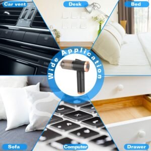 120W 9000PA Cordless Handheld Vacuum Cleaner w/ Searchlight Portable Rechargeable Car Auto Home Duster - Image 13