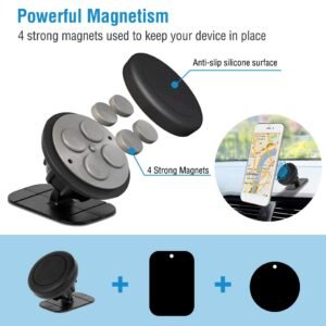 Universal Phone Holder Car Mount 360? Dashboard Magnetic Car Phone Mount Stand for iPhone XS/XS Max/XS/X Galaxy S10/S9+/S8 Google Nexus 6 - Image 11