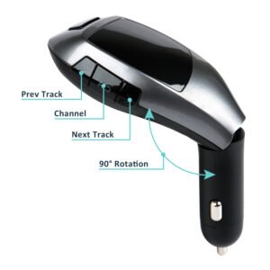 Car FM Wireless Transmitter USB Charge Hands-free Call MP3 Player Supports U Disk TF Card Reading - Image 13