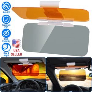 Sun Visor Extender for car 2 in 1 Anti-glare Driving Visor with Adjustable View Angles Day Night Automobile Sun Anti-UV Block Visor for Clearer Vision - Image 7