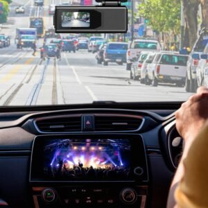 2K HD Front Dash Cam For Car With IPS Screen Night Vision Loop Recording Included 32G Storage Card 140? Wide Angle WiFi App Control Front Dashcam - Image 13