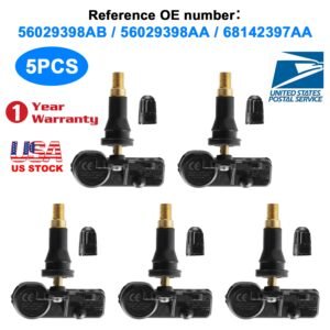 5PCS Tire Pressure Sensor TPMS Tire Pressure Monitoring System Sensor for Jeep Chrysler Dodge Ram - Image 6