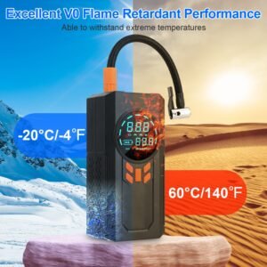 3000A 150PSI 12V Portable Jump Starter with Air Compressor 9.0L Gas/8.0L Diesel Jumper Box with 3 Light Modes Power Bank LCD Display - Image 11