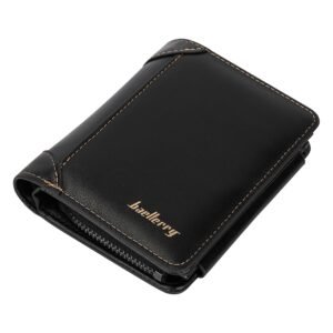 Men?s Leather Wallet ID Card Holder Purse Trifold Clutch Money Zipper with ID Window
14 Credit Card 1 ID Card - Image 12