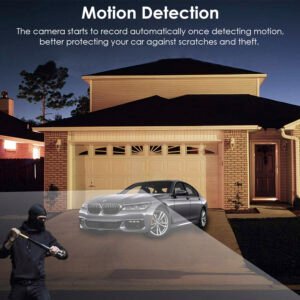 720P Dual Dash Cam Car Camera Recorder Looping Recording Car DVR Driving Vehicle Recorder with Motion Detection Light - Image 10
