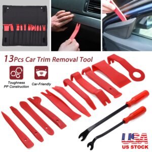 13 Pcs Car Trim Removal Tool Auto Door Panel Clip Dash Plastic Interior Radio Body Open Pry Kit - Image 6