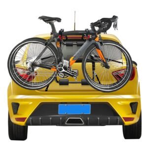Car Bicycle Stand Rack 132LBS Load Hitch 3-Bike Auto Rear Carrier Mount Fit For Sedans Hatchback Car SUV - Image 14
