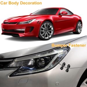 5Set Car Quick Release Bumper Fasteners Front Rear Bumper Holders Trunk Fender Hatch Lids Kit - Image 8