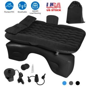 Car Air Mattress Bed Inflation Car Mattress Bed Portable Travel Camping Sleep Mat Car Inflation Bed For Trip - Image 2