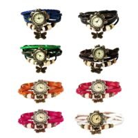 Vintage Women's Watch Bohemian Handmade Leather Watch Quartz Wrist Watch Fashion