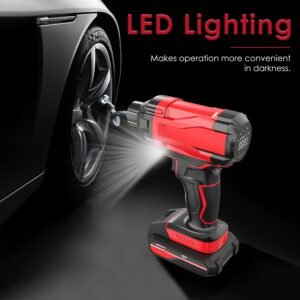 150PSI Cordless Car Tire Pump Rechargeable Tire Inflator 12V Portable Electric Air Compressor with LED Light for Car Bike Motorcycle Ball - Image 12