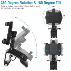 Car Dashboard Phone Bracket Stand Car Phone Holder Non-slip 360?Rotation Dashboard Phone Clamp Suitable For 3-7in Cell Phone - Image 8