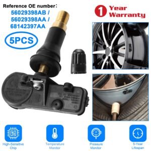5PCS Tire Pressure Sensor TPMS Tire Pressure Monitoring System Sensor for Jeep Chrysler Dodge Ram - Image 5