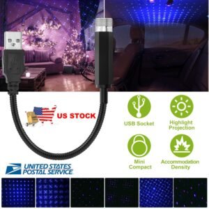 Car Star Projector Night Light Auto Roof Lights Romantic Flexible USB Night Lamp Fit All Cars Ceiling Decoration Light Interior Ambient Atmosphere Lig - Image 7