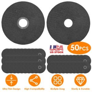 50 Pack 4.5" x 0.04" x 7/8" Cut Off Wheels Metal Stainless Steel Cutting Discs Grinding Discs for Angle Grinder Handheld Grinder Die Grinder - Image 5