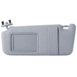 Auto Sun Visor Left Driver Side Car Sun Visor Fits 2007-2011 Toyota Camry without Sunroof Vanity Light - Image 5