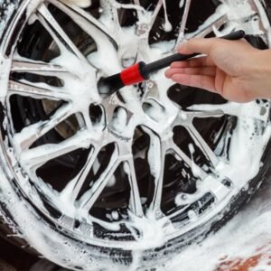 5Pcs Car Detailing Brush Set Detail Gap Cleaner For Automotive Dashboard Air Vent Wheels Cleaning Wet Dry Use - Image 13