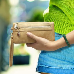 Luxury Women?s Leather Clutch Wallet Card Holder Phone Case Purse - Image 6