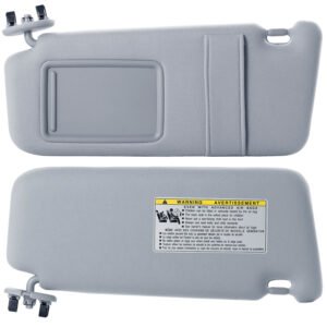 Auto Sun Visor Left Driver Side Car Sun Visor Fits 2007-2011 Toyota Camry without Sunroof Vanity Light - Image 7