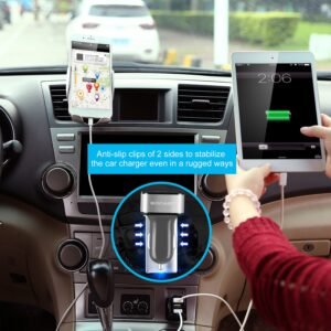 USB Car Charger 30W 5.5A 3 USB Port Cigarette Lighter Charger Adapter For iPhone XS/iPhone XS Max/iPhone 8 Plus/Galaxy S7/Galaxy S6 - Image 12