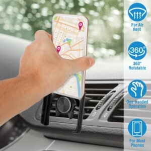 Universal Car Air Vent Phone Mount Car Phone Holder Bracket Cradle Dashboard Car Phone Stand with Strong Vent Clip - Image 4