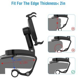Car Dashboard Phone Bracket Stand Car Phone Holder Non-slip 360?Rotation Dashboard Phone Clamp Suitable For 3-7in Cell Phone - Image 14