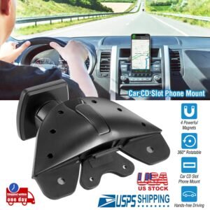Car Phone Holder CD Slot Phone Mount Stand 360? Rotatable Magnetic Smartphone GPS Hands-free Driving Holder For iPhone XS/XS Max/Samsung Galaxy S11/S1 - Image 3