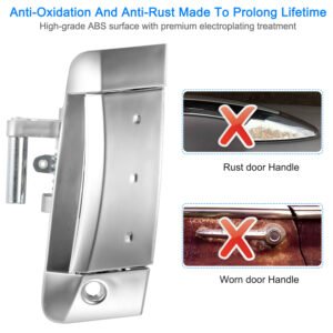 Left Driver Outside Exterior Door Handle For Nissan 350Z 2003-2009 Driver Side Door Handle - Image 8