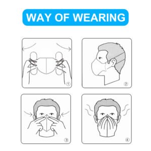 10 PCS Disposable KN95 Mask FFP2 Soft Breathable Protective Mask 95% Filtration Safety Masks Non-woven Fabric Face Mouth Mask - Image 9