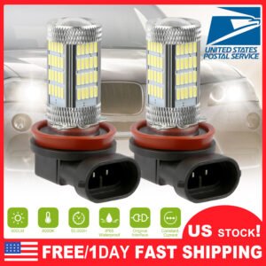2PCS 800lm H8/H9/ H11 LED Fog DRL Light Bulb IP65 Water-Resistant 360? Beam Angle 6000K White - Image 5