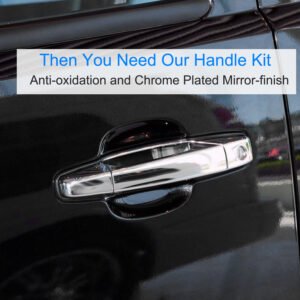 iMounTEK 4pcs Chrome Outer Handles Outside Exterior Door Handles Front Rear for Chevy Pickup Truck 2007-2013 Suburban Sierra Silverado Escalade Cadill - Image 8