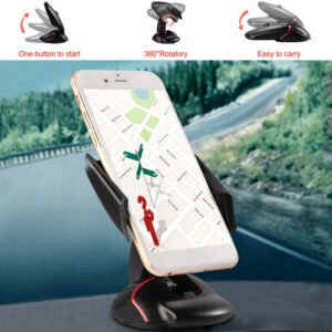 Car Phone Holder Washable Strong Sticky Gel Pad Adjustable Dashboard Phone Mount Cradle for iPhone XS 8 7 Plus Samsung S9 - Image 3