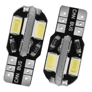 20Pcs T10 SMD5730 LED Light Bulbs 6000K Wedge Light Lamps Dome Map License Plate Car Interior Festoon Lights Kits - Image 8